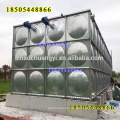 100000l hot galvanizing steel water treatment water storage tank